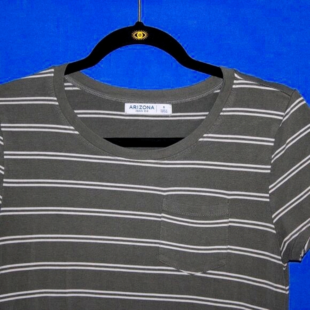 Arizona Jean Co. Striped T-Shirt Dress - Women's Size S